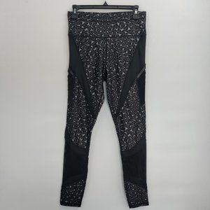 Fabletics UltraCool Cheetah Mesh Hi-Rise Ankle Leggings Stretch Small Women
